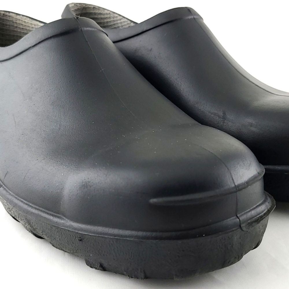 DUNLOP Unisex Black Garden Wellie Rubber Waterproof Shoes Size 37 - Picture 10 of 15